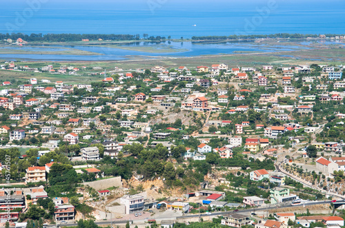 Town And Lagoon Of Lezhe, Albania