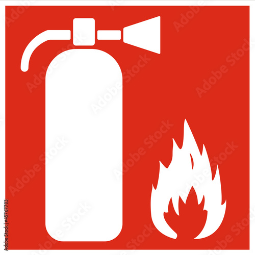 Brandschutzzeichen - Feuerlöscher
