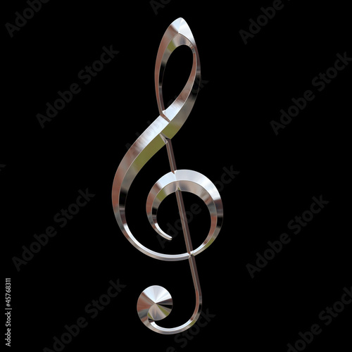 treble clef photo