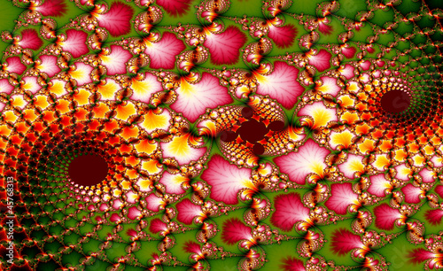 Flower abstract background - fractal