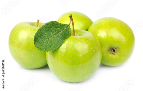 sweet green apples