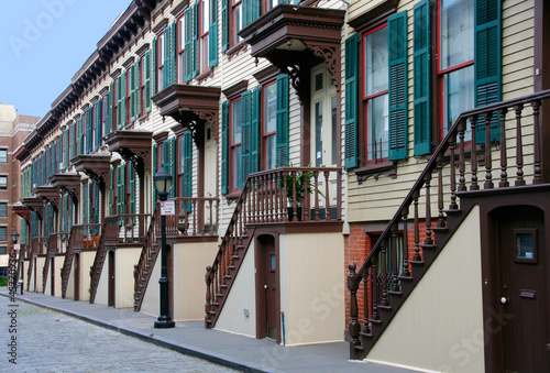 Photography Sylvan Terrace, Washington Heights (1880), New York City