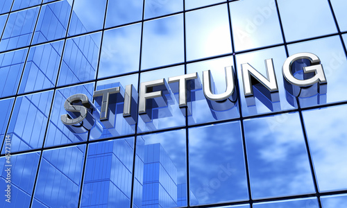 Blaue Fassade - Stiftung 1
