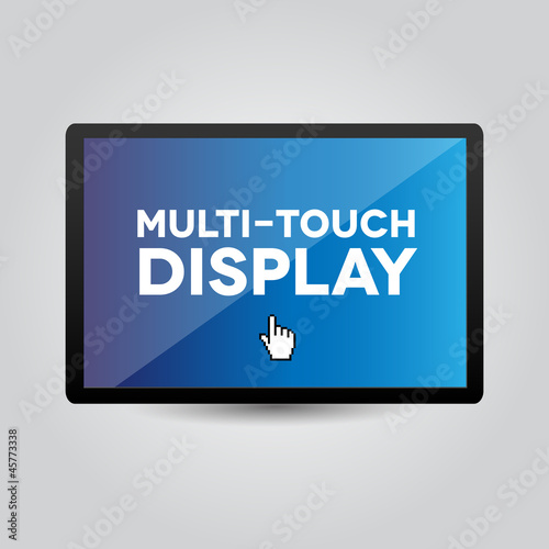 Multi touch display on tablet or smartphone