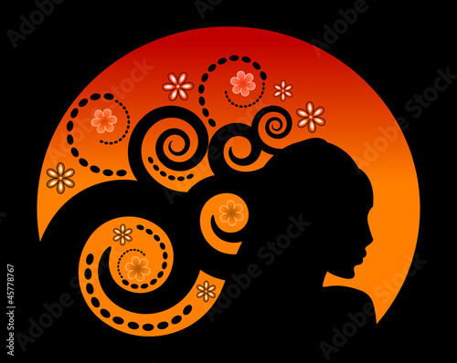 Hair decorative composition