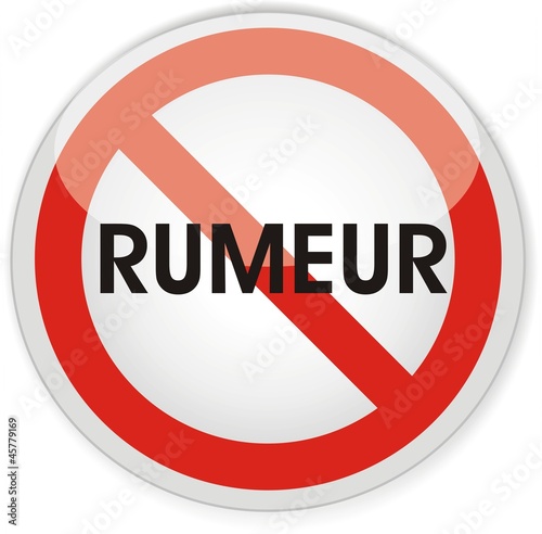 panneau rumeur
