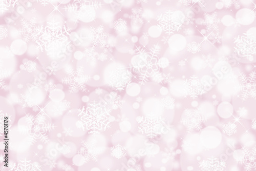 pink snowflake backdrop
