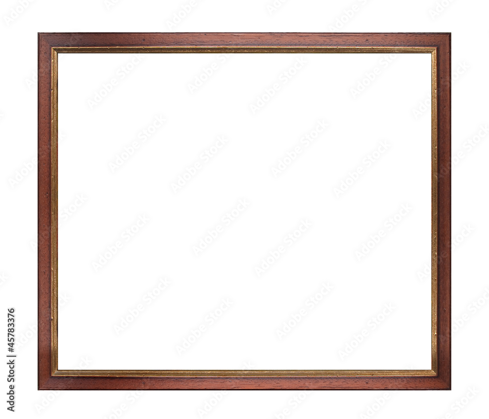 Empty picture frame isolated Empty picture frame isolated