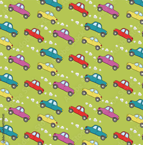 pattern con automobili