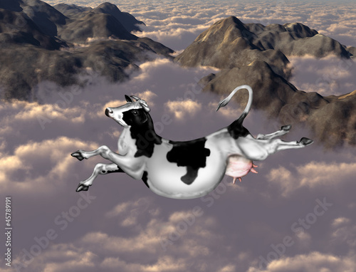 Flying cow