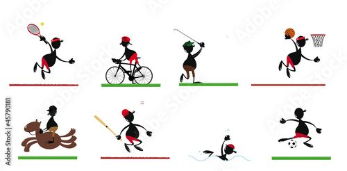 different sports