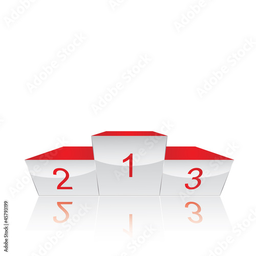Vector 3d podium