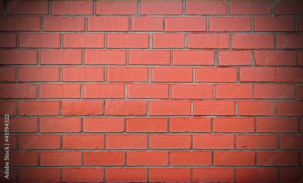Fototapeta premium Brick wall red