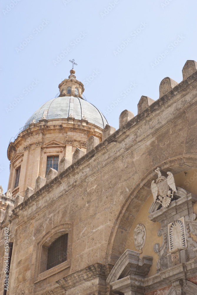 Detail of Palermo cathedral