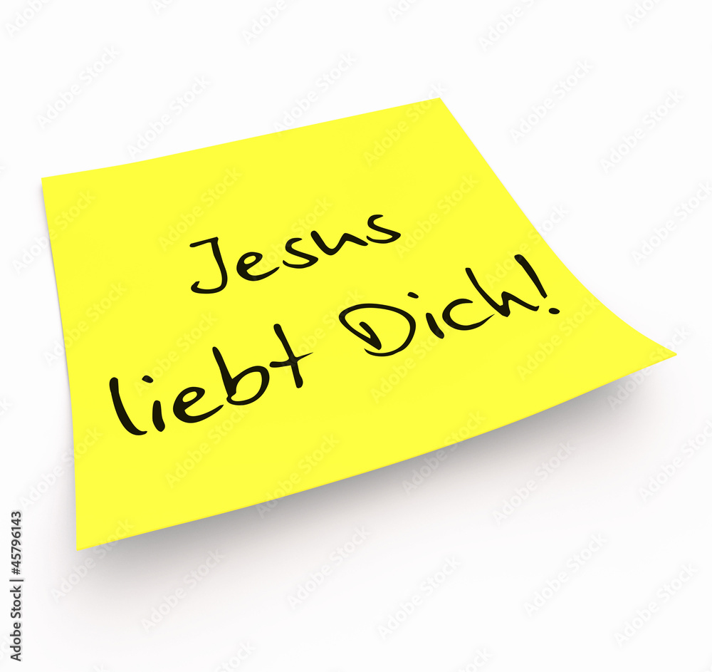Notizzettel - Jesus liebt Dich! Notizzettel - Jesus liebt Dich!