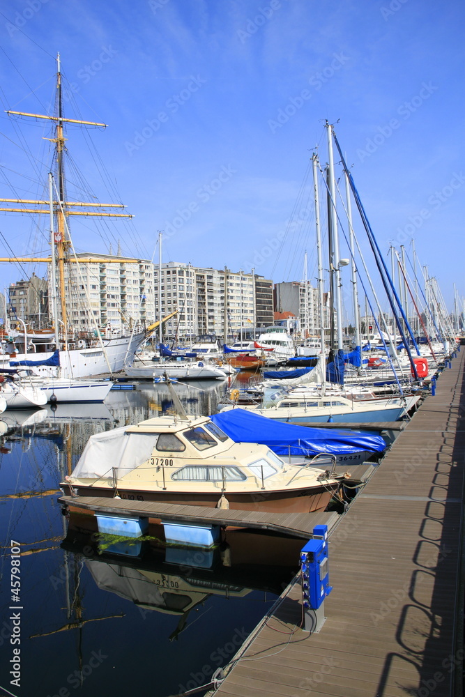 Jachthafen in Ostende