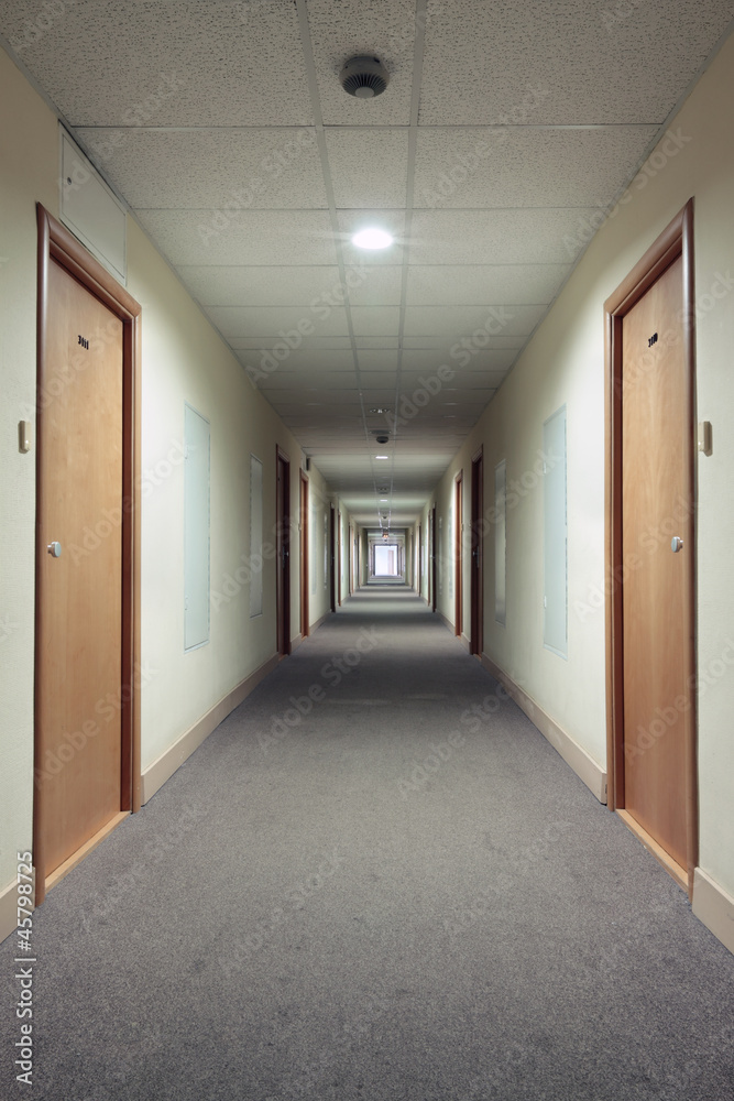 Very long corridor
