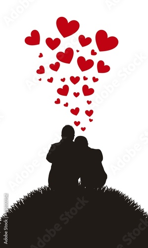couple silhouette