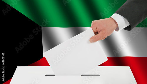 The Kuwaiti flag