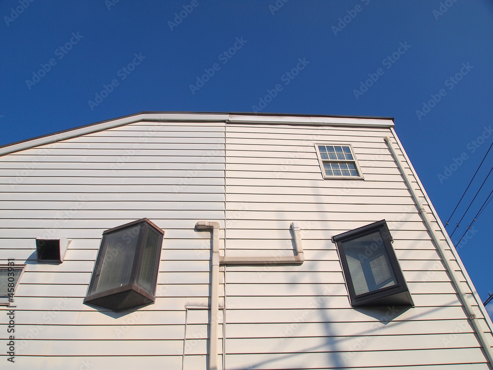 White small house in Tokyo, Japan White small house in Tokyo, Japan