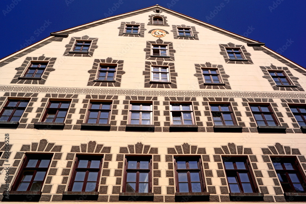 Naklejka premium Dr. Ernst-Gustav-Leube-Haus in ULM ( DONAU )