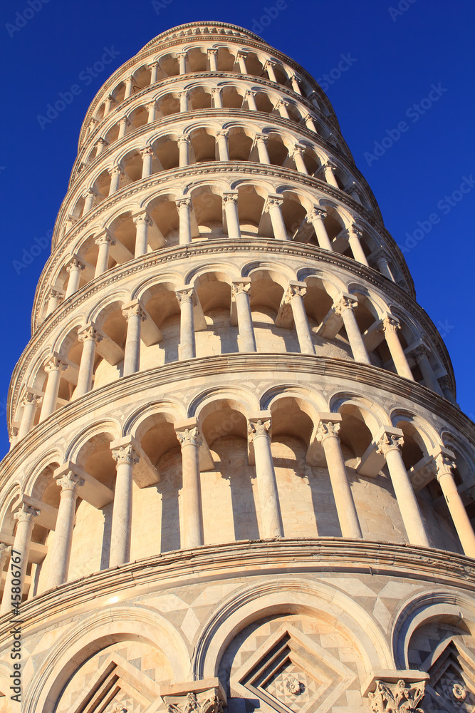 Pisa tower closeup
