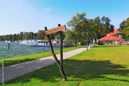 Obraz na płótnie Bad Saarow Schwanenwiese w salonie