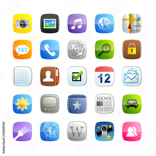 Smartphone Icon Set 1