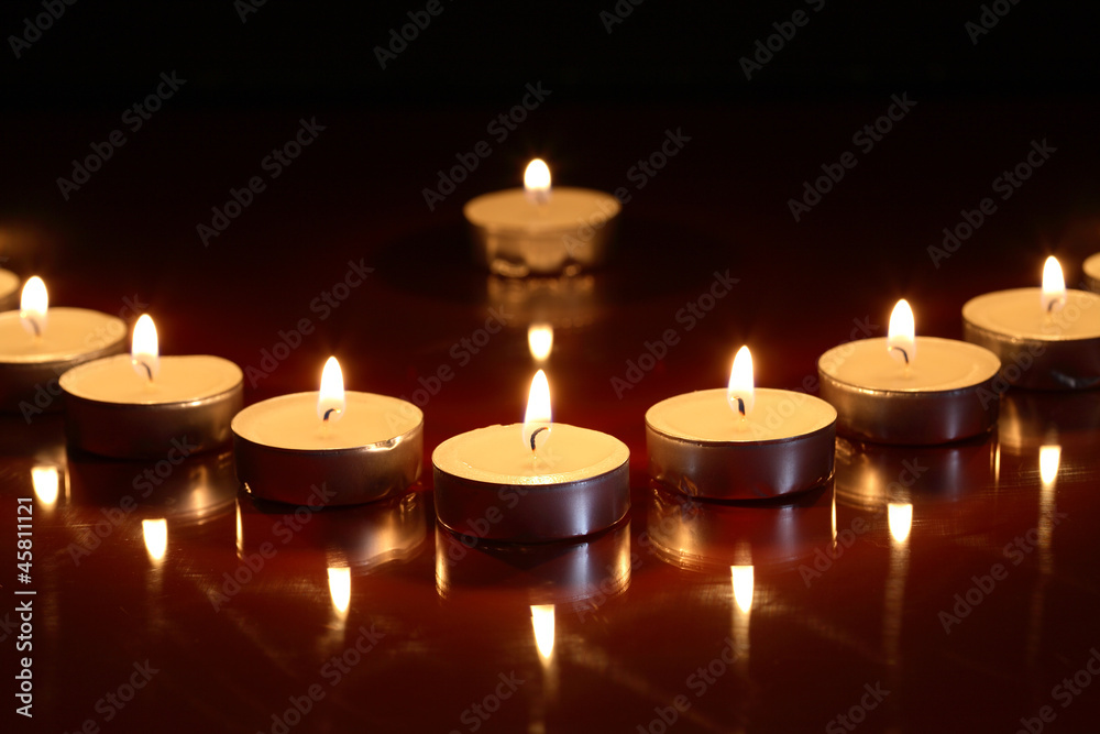 Candles On Dark