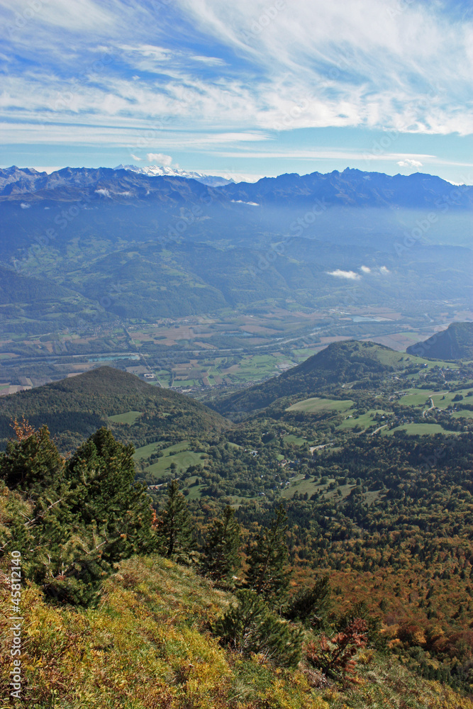 Naklejka premium vallée du Grésivaudan