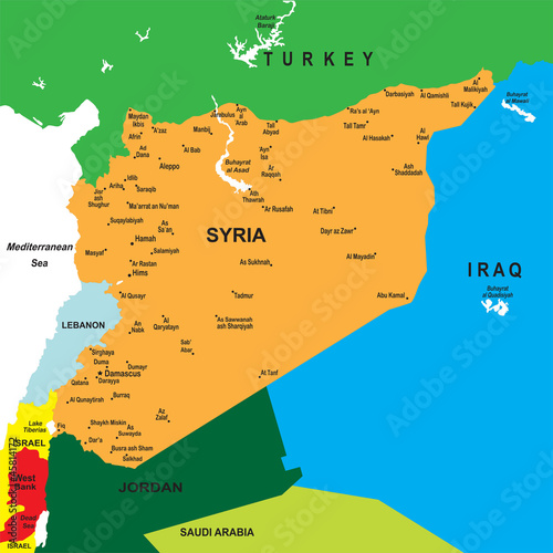 Syria map