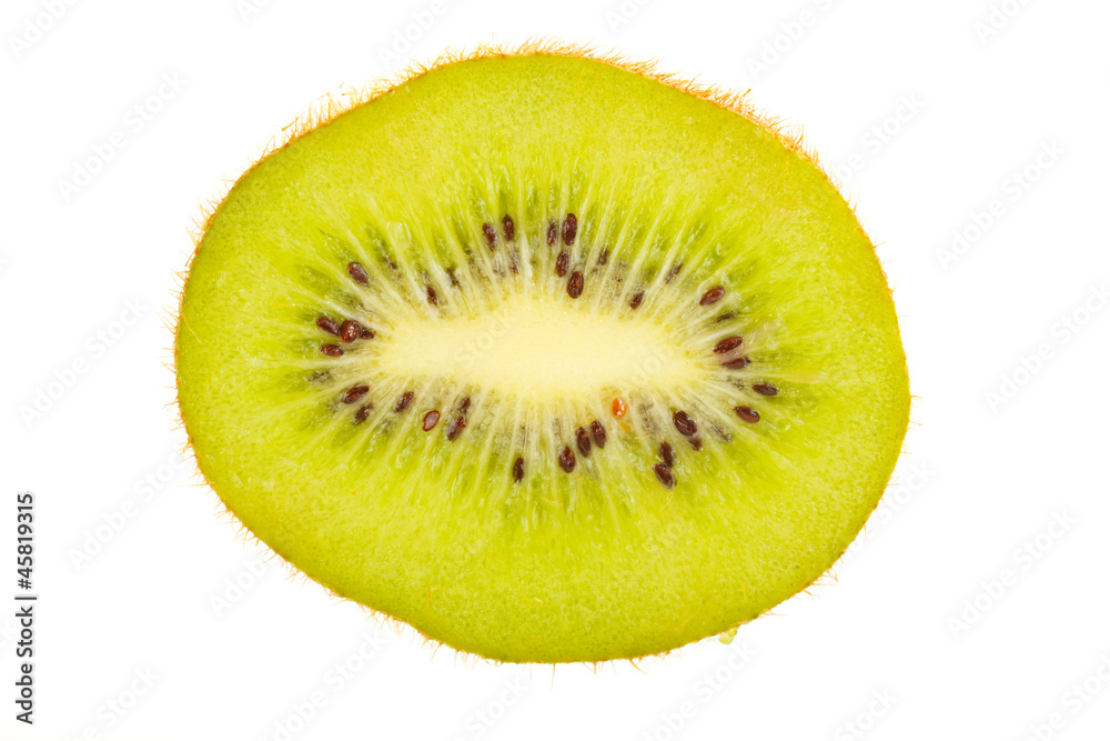 Half cut kiwi