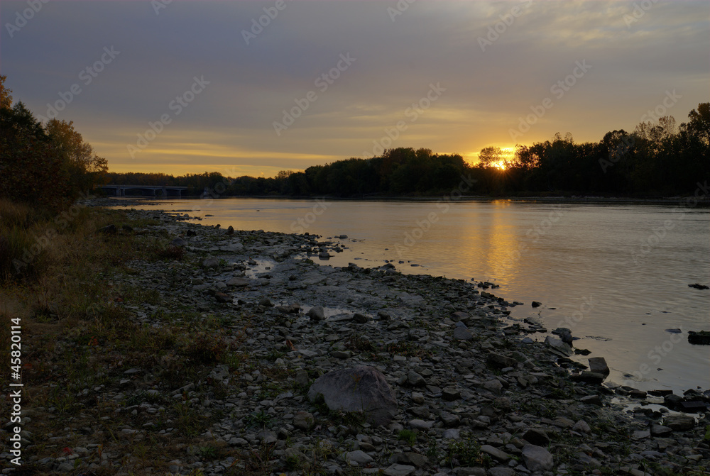 Sunrise over the Maumee River