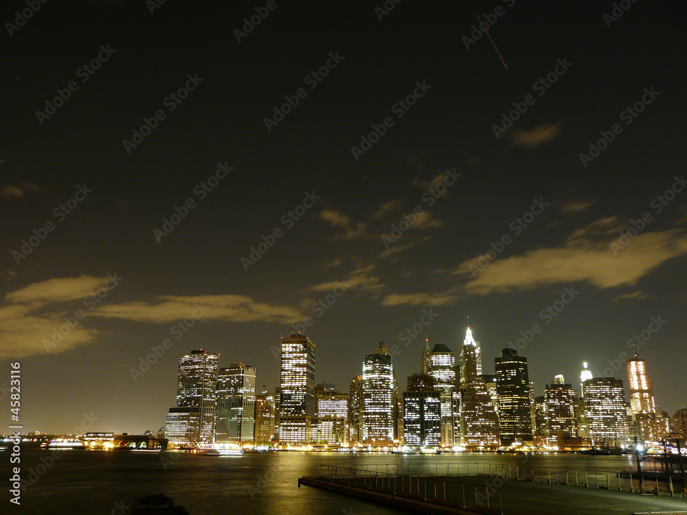 Fototapeta premium manhattan at night
