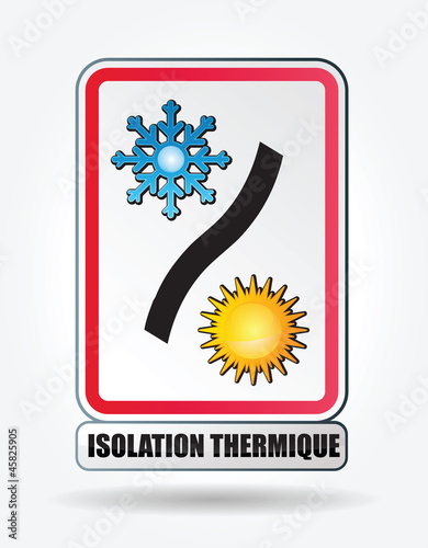 panneau isolation thermique - chaleur / froid - soleil - gel