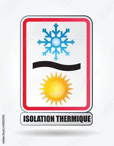 panneau isolation thermique - chaleur / froid - soleil - gel
