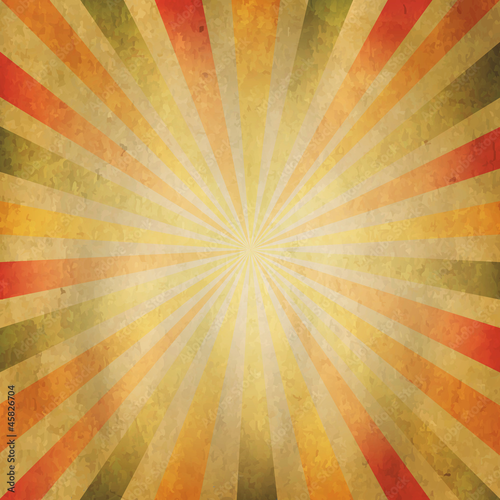Square Shaped Sunburst