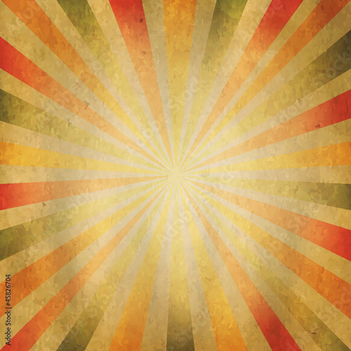 Square Shaped Sunburst