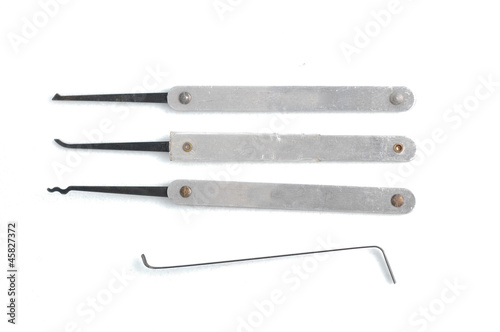 Obraz na płótnie Lock pick set w salonie