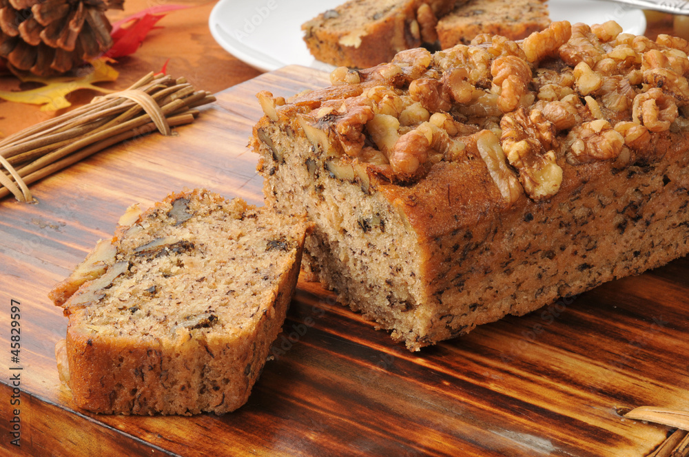 Fototapeta premium Banana nut bread