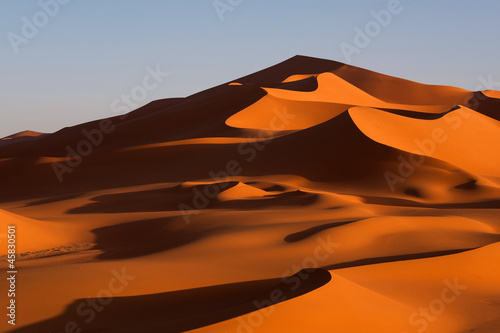 Sand dunes  desert