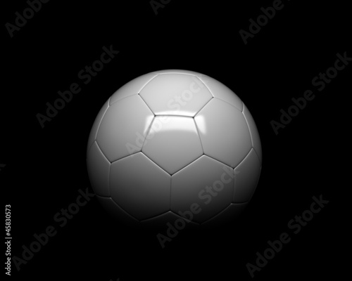 Fototapeta Naklejka Na Ścianę i Meble -  Soccer ball dark background