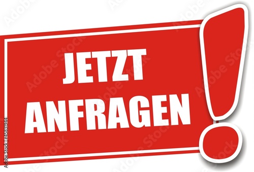 bouton jetzt anfragen