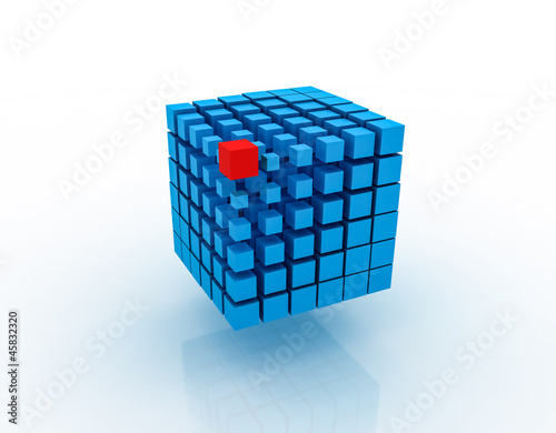 Blue 3D Blocks