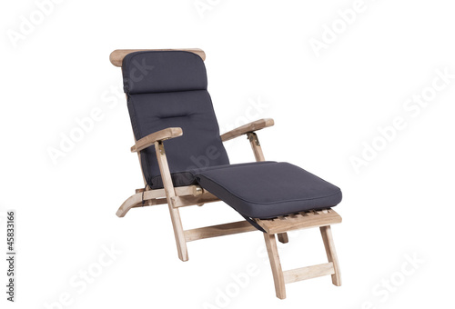 Liegestuhl - Deckchair - Liege - Strandliege - Holsliegestuhl