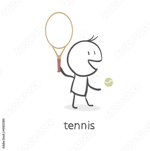 Player in tennis © aeroking