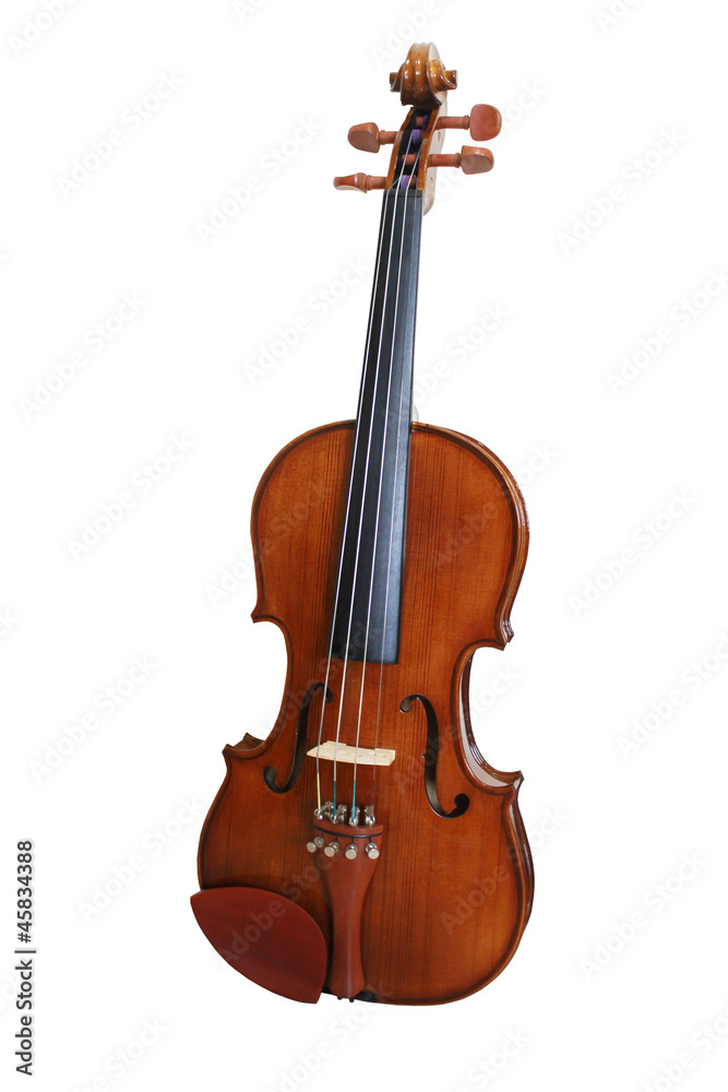 Fototapeta premium Violin isolated on white