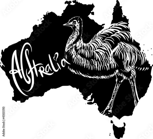 Emu as Australian symbol