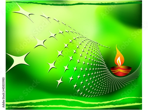 Diya Diwali Design
