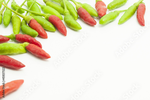 red and green chilli background